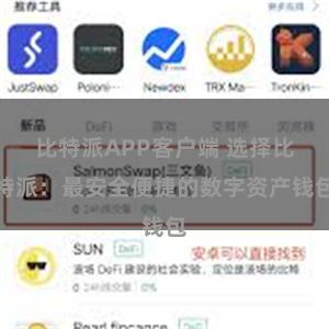 比特派APP客户端 选择比特派：最安全便捷的数字资产钱包