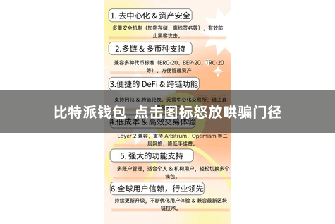 比特派钱包  点击图标怒放哄骗门径