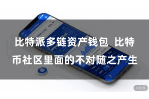 比特派多链资产钱包  比特币社区里面的不对随之产生