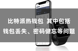 比特派热钱包  其中包括钱包丢失、密码健忘等问题